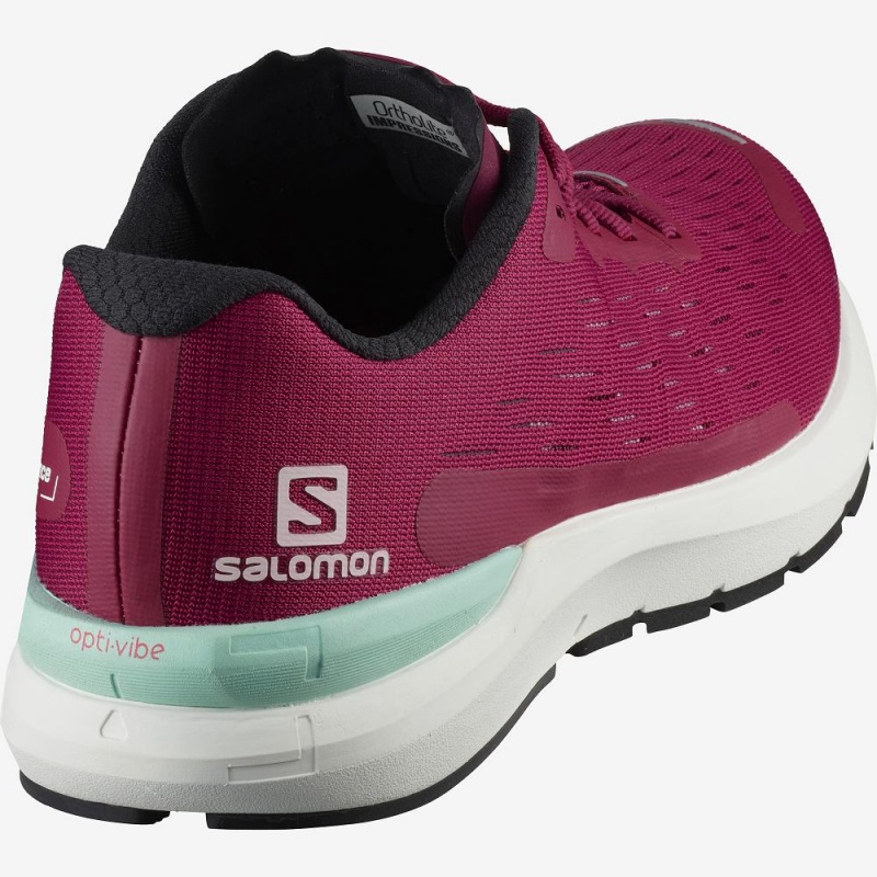 Chaussure Trail Running Salomon Sonic 3 Balance W Femme Rouge | 82451-FRWK