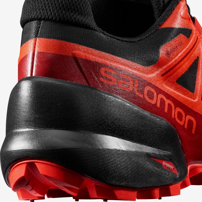 Chaussure Trail Running Salomon Spikecross 5 Gore-Tex Homme Noir | 05237-TRCV