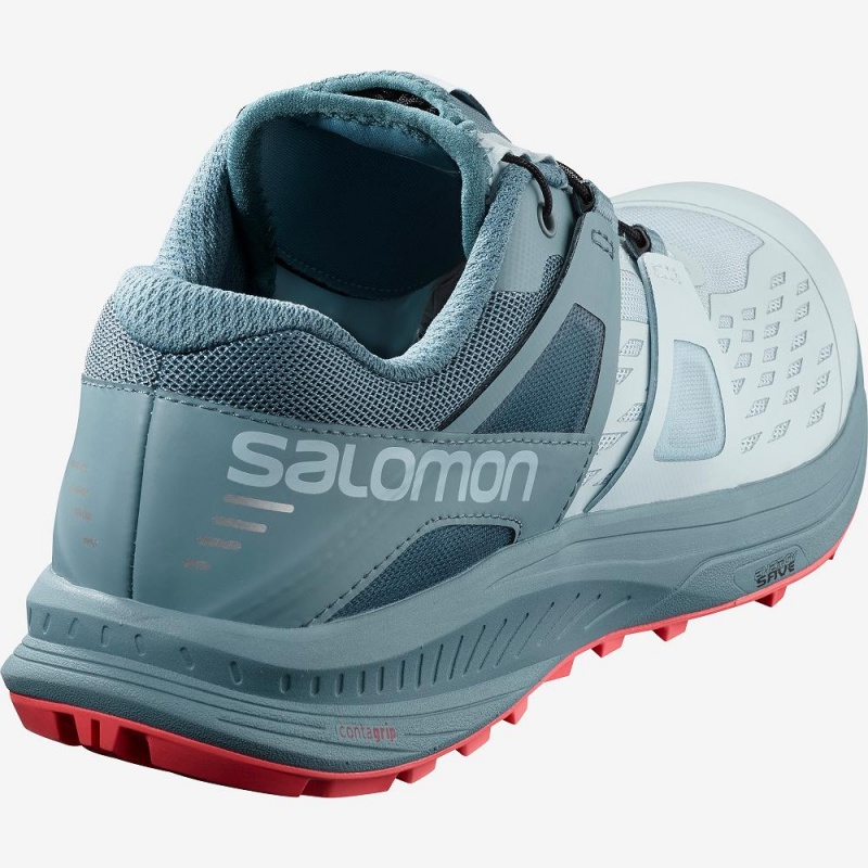 Chaussure Trail Running Salomon Ultra W Pro Femme Bleu | 03276-JBIG