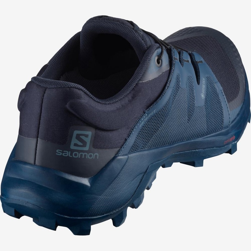 Chaussure Trail Running Salomon Wildcross Gtx Homme Bleu Marine | 76102-YMZE