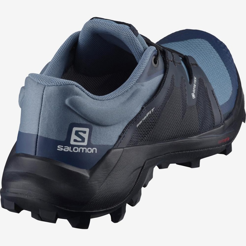 Chaussure Trail Running Salomon Wildcross Gtx Femme Bleu | 07945-MCXJ