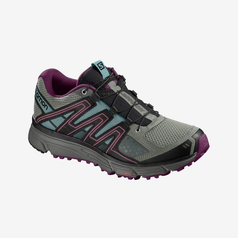 Chaussure Trail Running Salomon X-Mission 3 W Femme Violette | 16752-DZKX