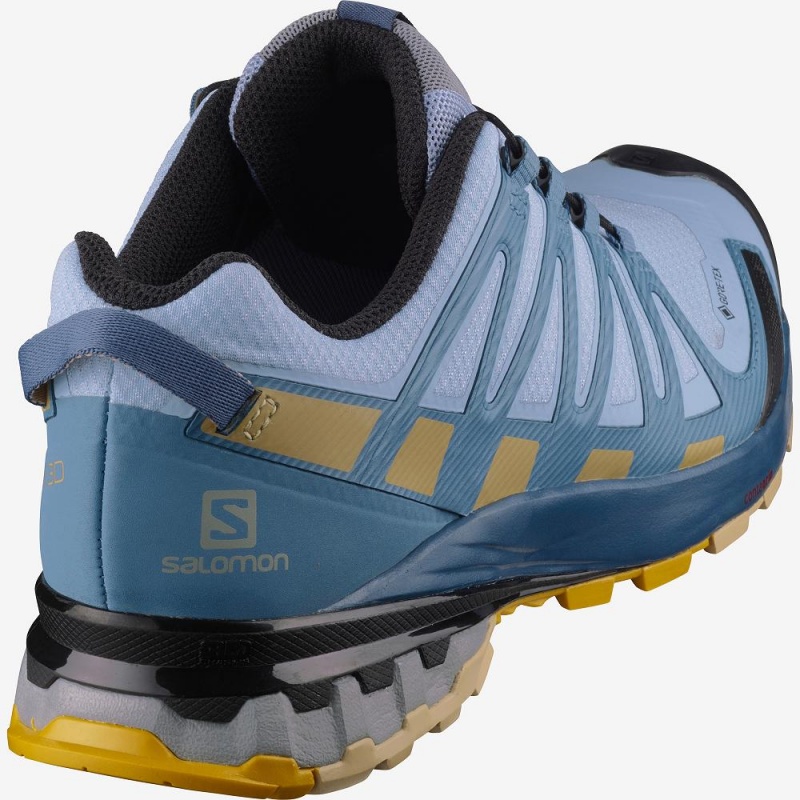 Chaussure Trail Running Salomon Xa Pro 3D V8 Gore-Tex Femme Bleu | 90872-DBRO