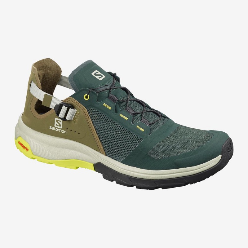 Claquette Salomon Tech Amphib 4 Homme Vert | 86120-EPVM