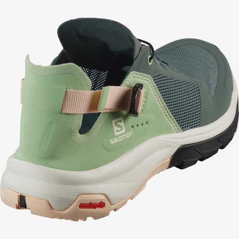 Claquette Salomon Tech Amphib 4 W Femme Vert | 09573-SICA