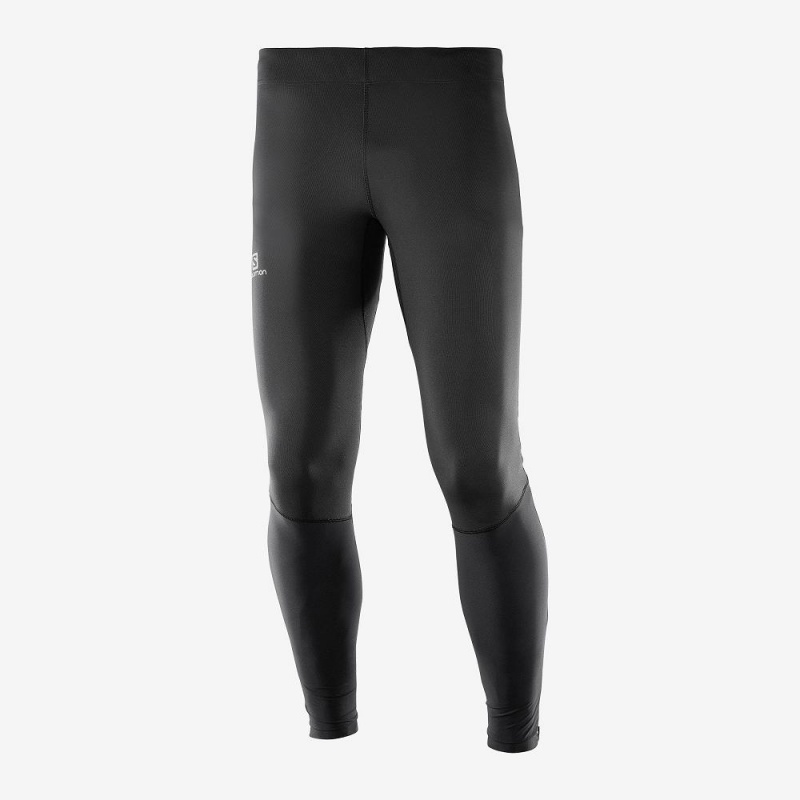 Collant Salomon Agile Long Homme Noir | 85763-QCJX