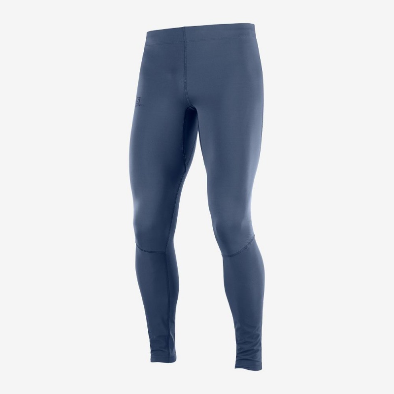 Collant Salomon Agile Warm Tight M Homme Bleu Marine | 69023-NUVI