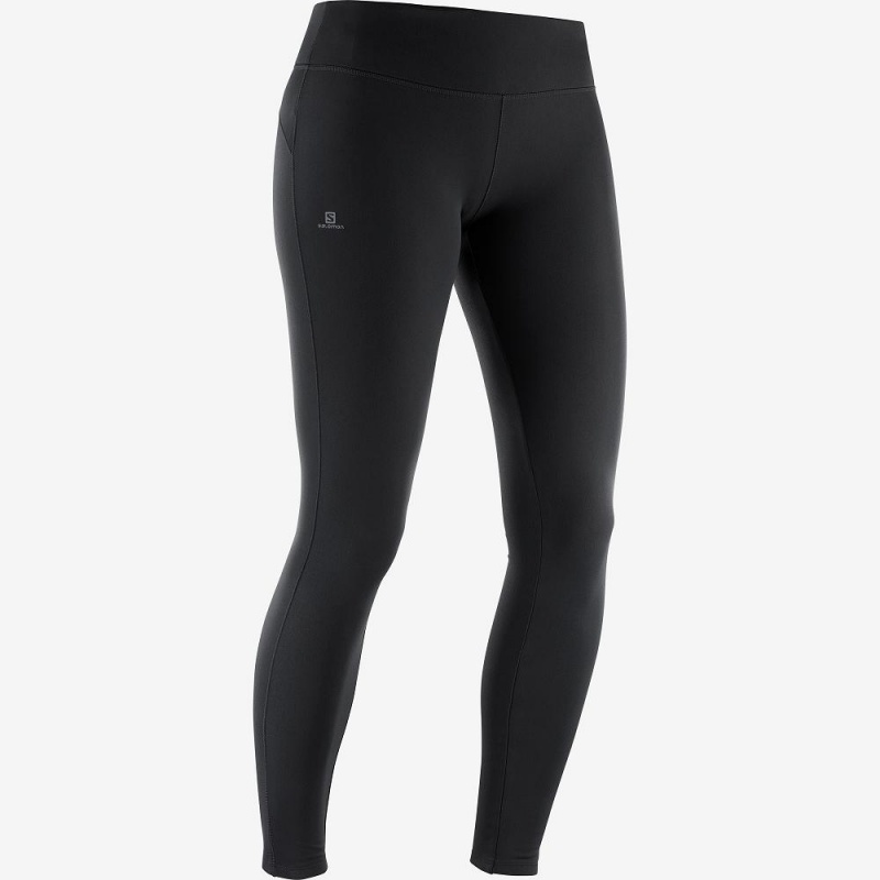 Collant Salomon Comet Warm Tight W Femme Noir | 02318-NLKQ