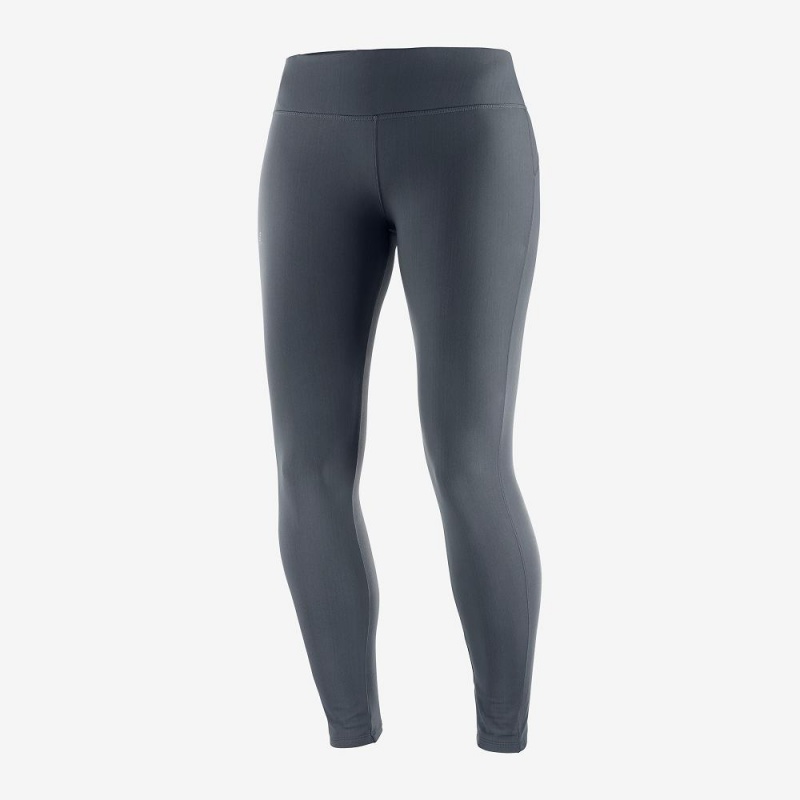 Collant Salomon Comet Warm Tight W Femme Gray | 34852-VQUG