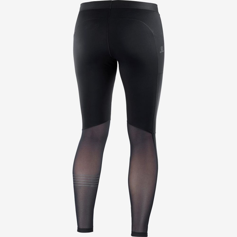 Collant Salomon Support Tight W Femme Noir | 71490-XNQH