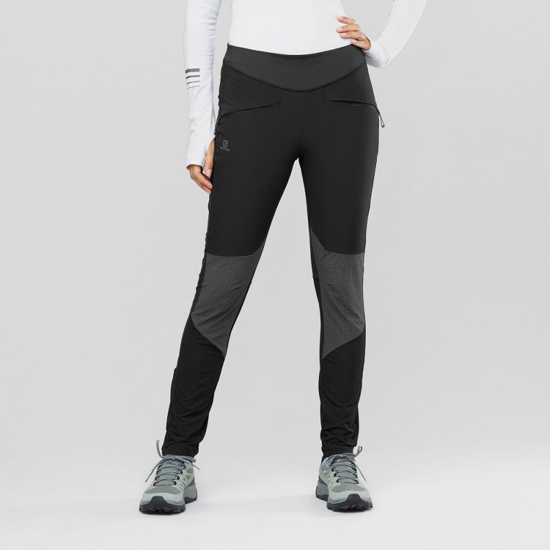 Collant Salomon Wayfarer As Tight W Femme Noir | 64795-RVPL