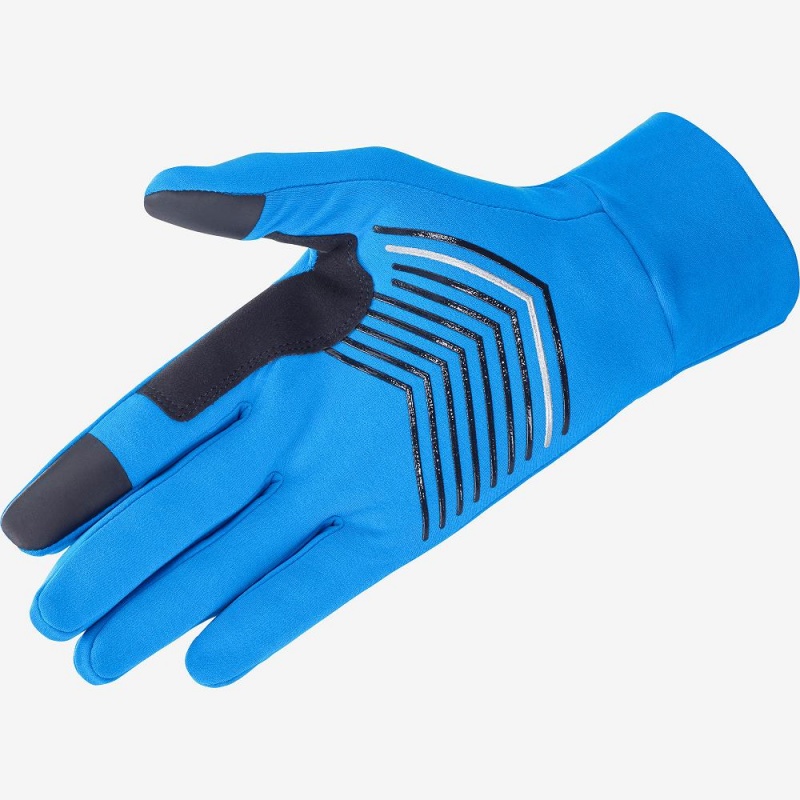 Gant Salomon Pulse Glove U Homme Bleu | 98576-WAOQ