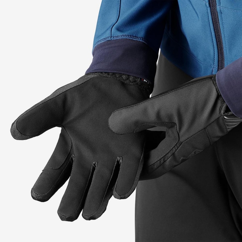 Gant Salomon Rs Warm Glove U Homme Noir | 72938-MDNX