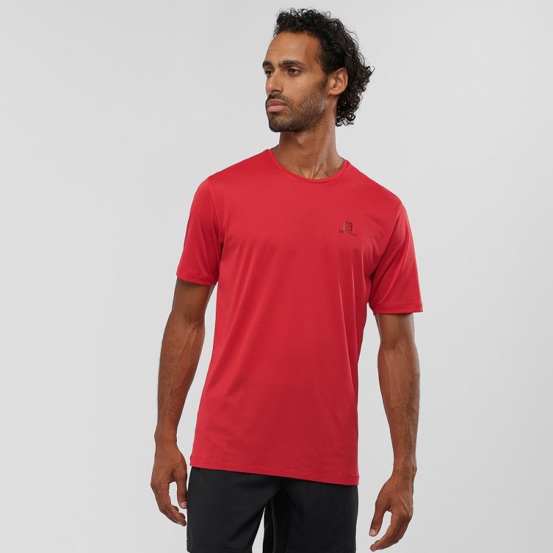 Hauts Salomon Agile Course Homme Rouge | 93618-RYUQ