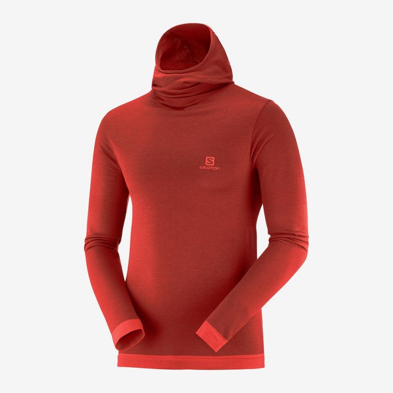 Hauts Salomon Outpeak Laine Homme Rouge | 64207-PKZO