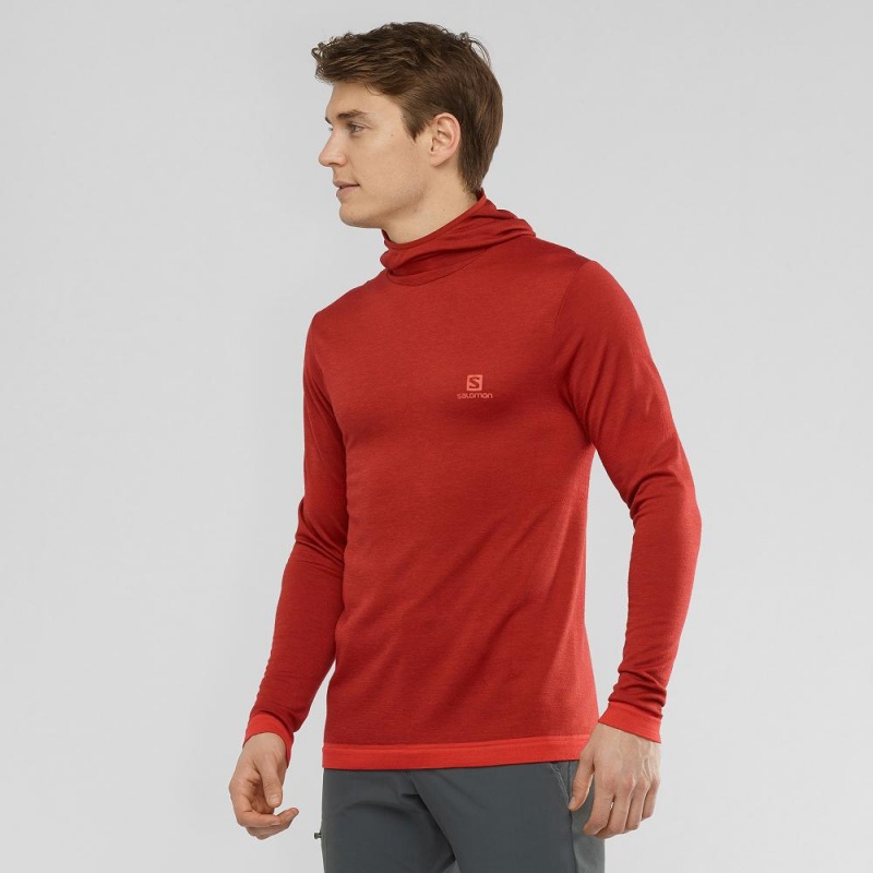 Hauts Salomon Outpeak Laine Homme Rouge | 64207-PKZO