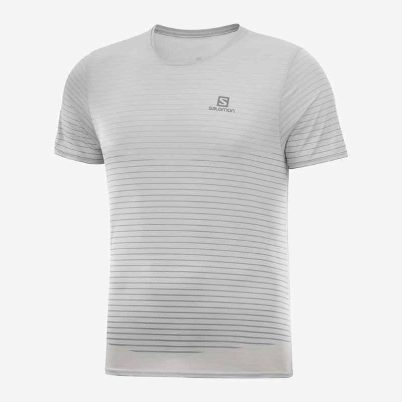 Hauts Salomon Sense Tee M Homme Blanche | 01372-QJKY