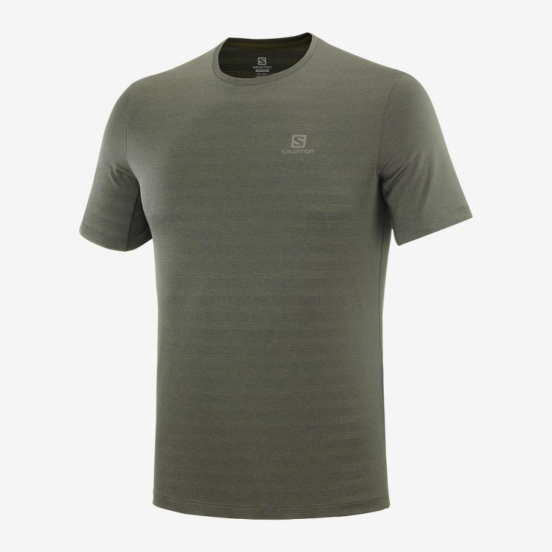 Hauts Salomon Xa Tee M Homme Vert | 20486-GHXN