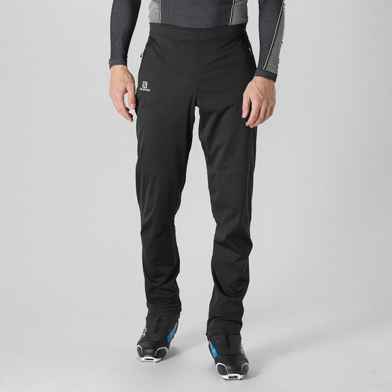 Pantalon Salomon Agile Warm Homme Noir | 40593-ECRJ