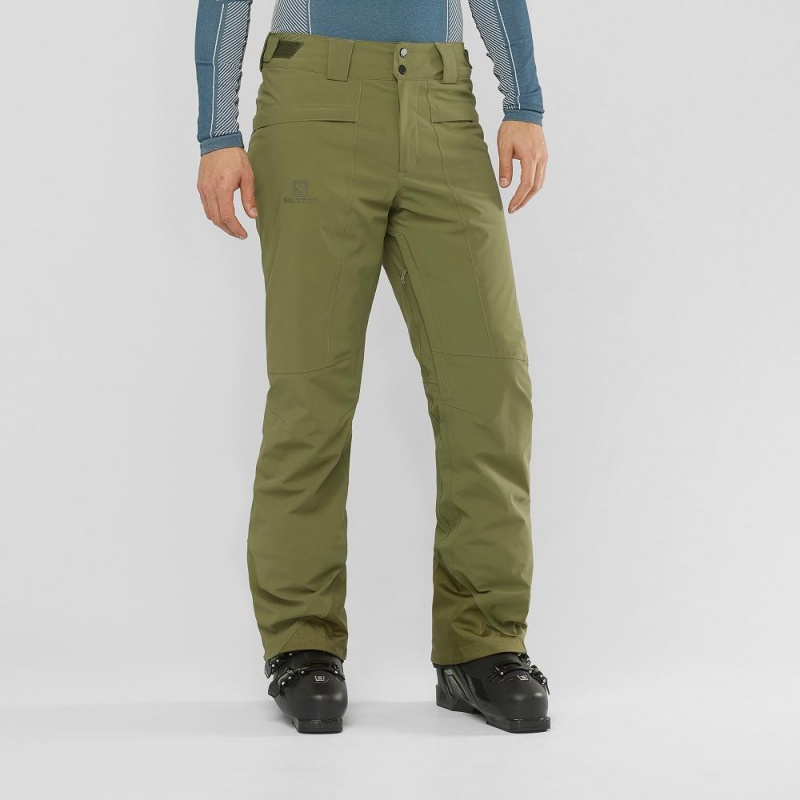 Pantalon Salomon Brilliant Homme Vert | 91053-IEMP