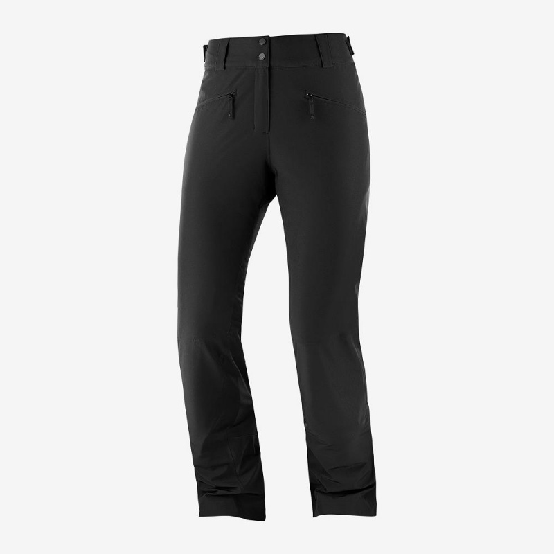 Pantalon Salomon Edge Femme Noir | 52461-VBUD