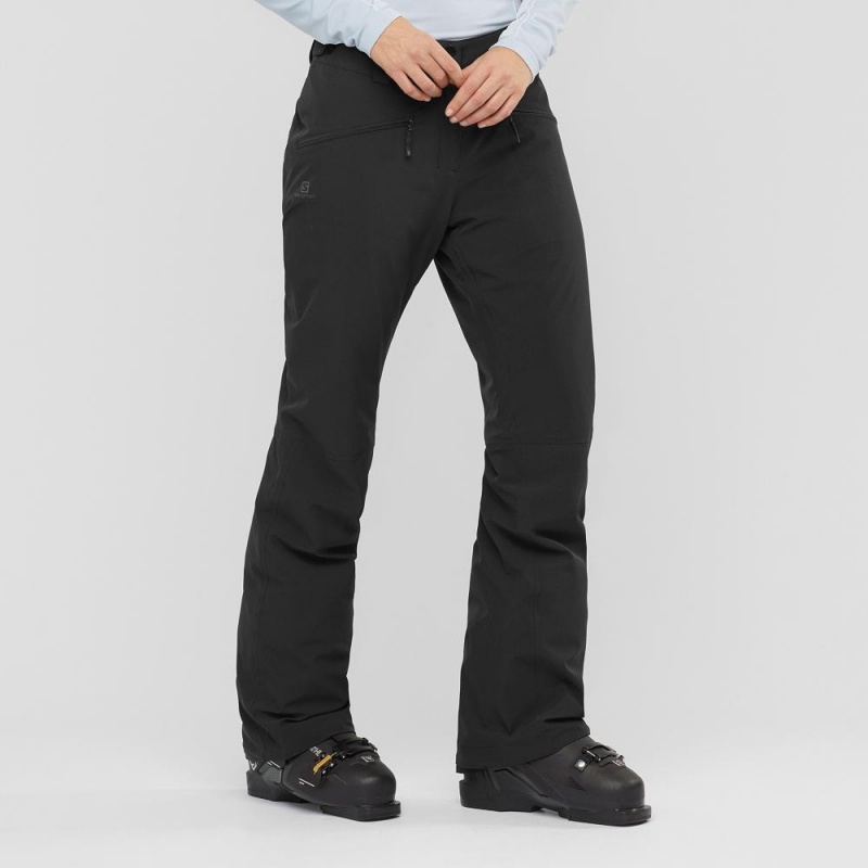 Pantalon Salomon Edge Femme Noir | 52461-VBUD