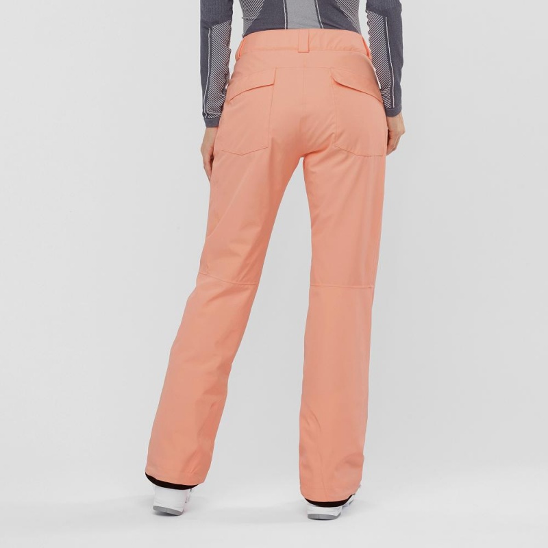 Pantalon Salomon Edge Femme Rose | 28706-QHZY