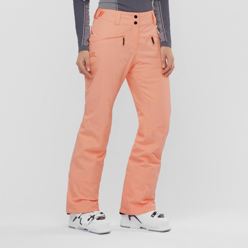 Pantalon Salomon Edge Femme Rose | 28706-QHZY