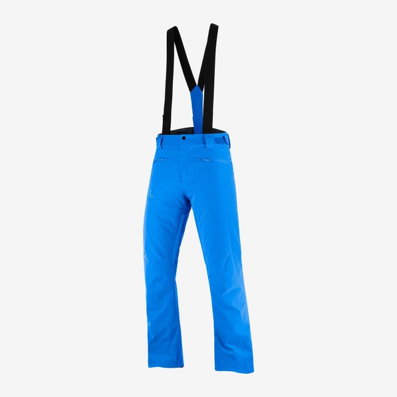 Pantalon Salomon Edge Homme Bleu | 36820-XKTI