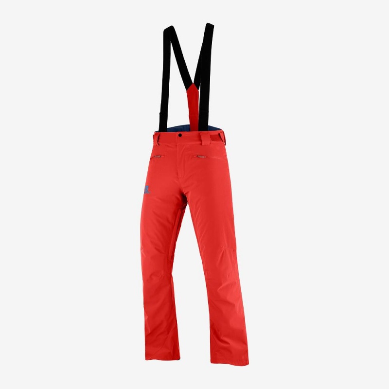 Pantalon Salomon Edge Homme Rouge | 67528-BLVQ