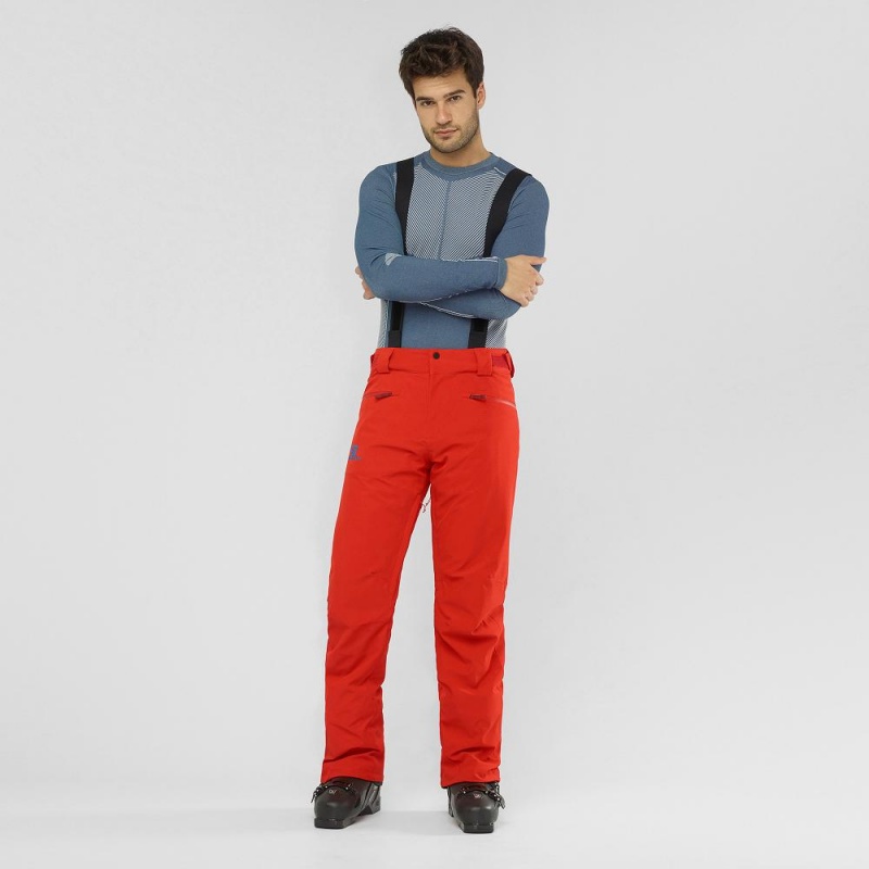 Pantalon Salomon Edge Homme Rouge | 67528-BLVQ