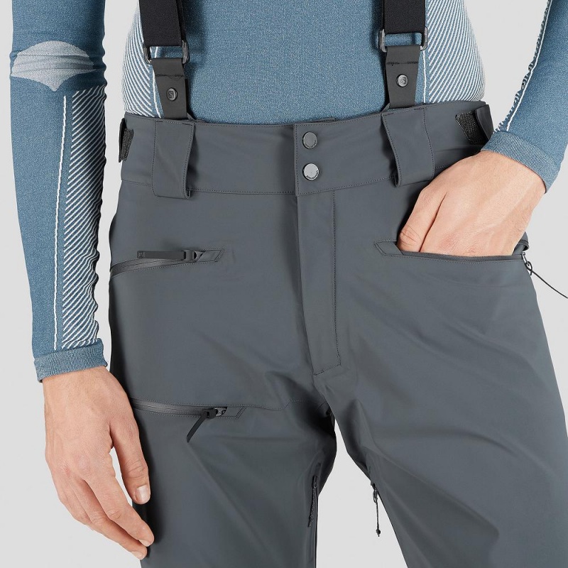 Pantalon Salomon Outlaw 3L Homme Gray | 90856-BFSG