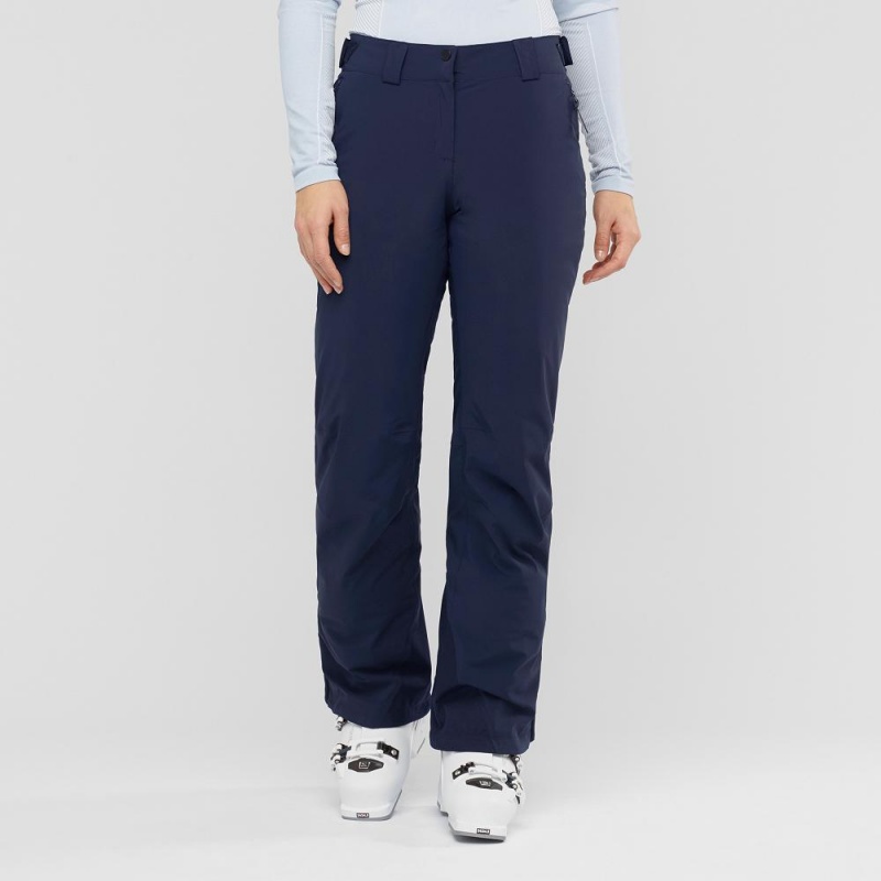 Pantalon Salomon The Brilliant Femme Bleu Marine | 30645-HKGT