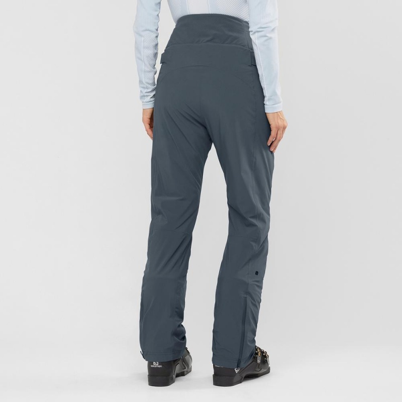 Pantalon Salomon Warm Ambition W Femme Gray | 40631-OYKQ