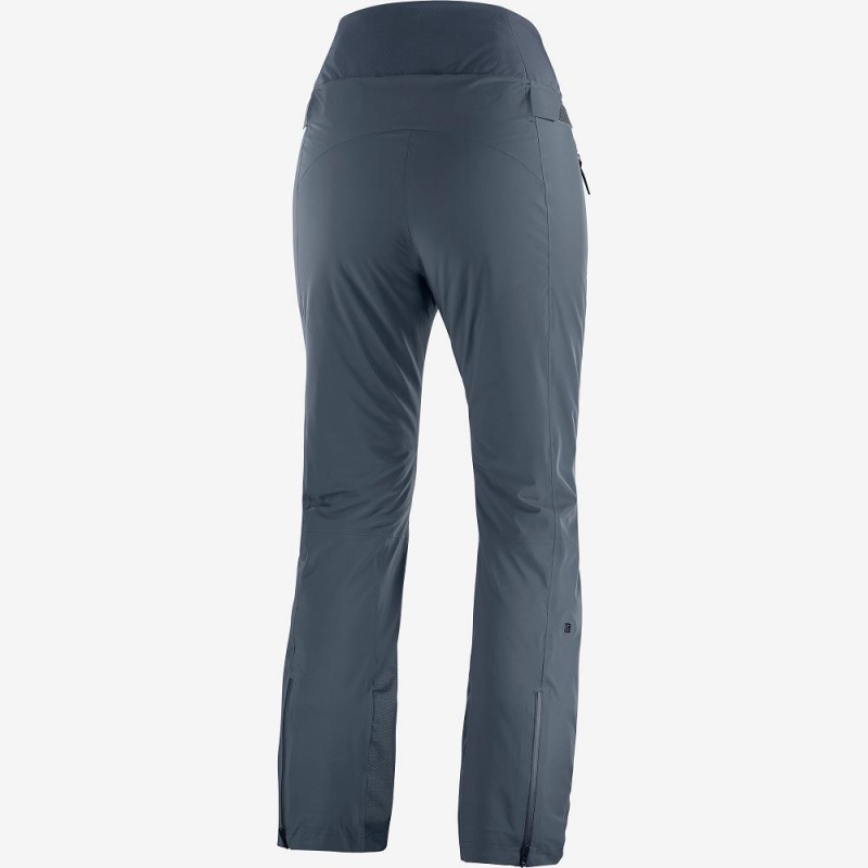 Pantalon Salomon Warm Ambition W Femme Gray | 40631-OYKQ