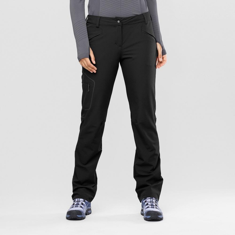 Pantalon Salomon Wayfarer As Droit W Femme Noir | 09435-FUQD