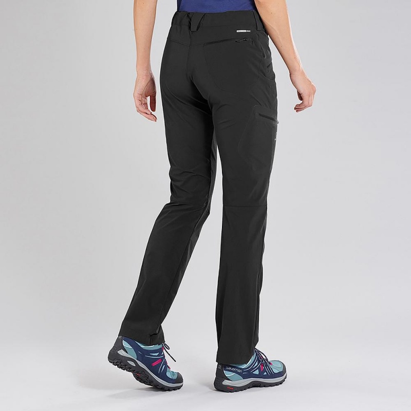 Pantalon Salomon Wayfarer Droit W Femme Noir | 19207-WCTQ