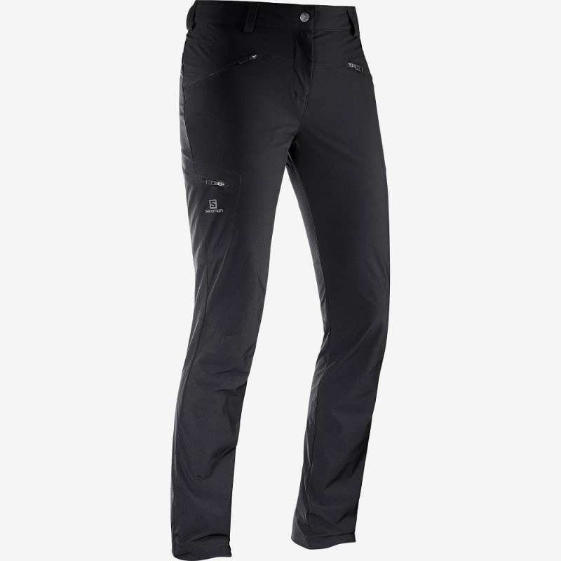 Pantalon Salomon Wayfarer Droit W Femme Noir | 19207-WCTQ