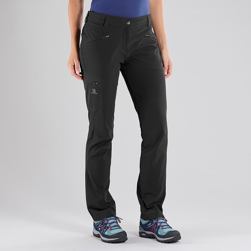 Pantalon Salomon Wayfarer Droit W Femme Noir | 19207-WCTQ