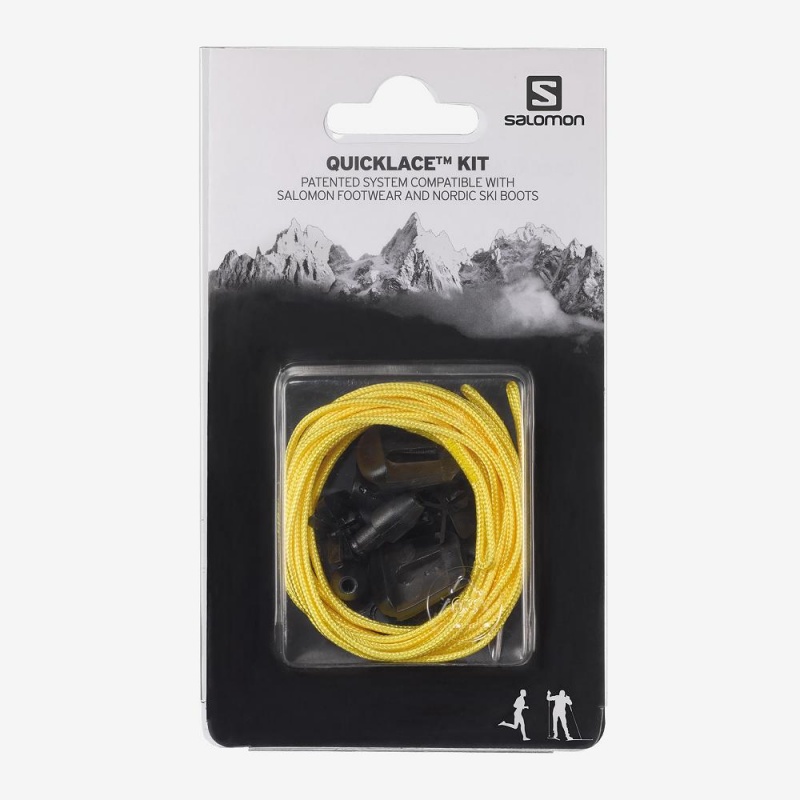 Quicklace Salomon Quicklace Kit Homme Jaune | 59374-QSIT