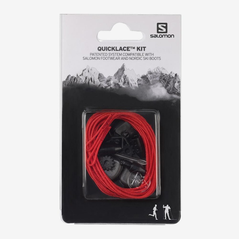 Quicklace Salomon Quicklace Kit Homme Rouge | 63580-SFIL