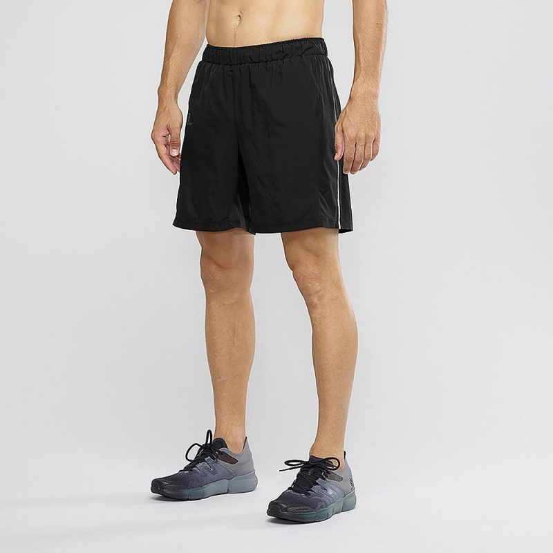 Short Salomon Agile 2In1 Homme Noir | 06591-HQDX