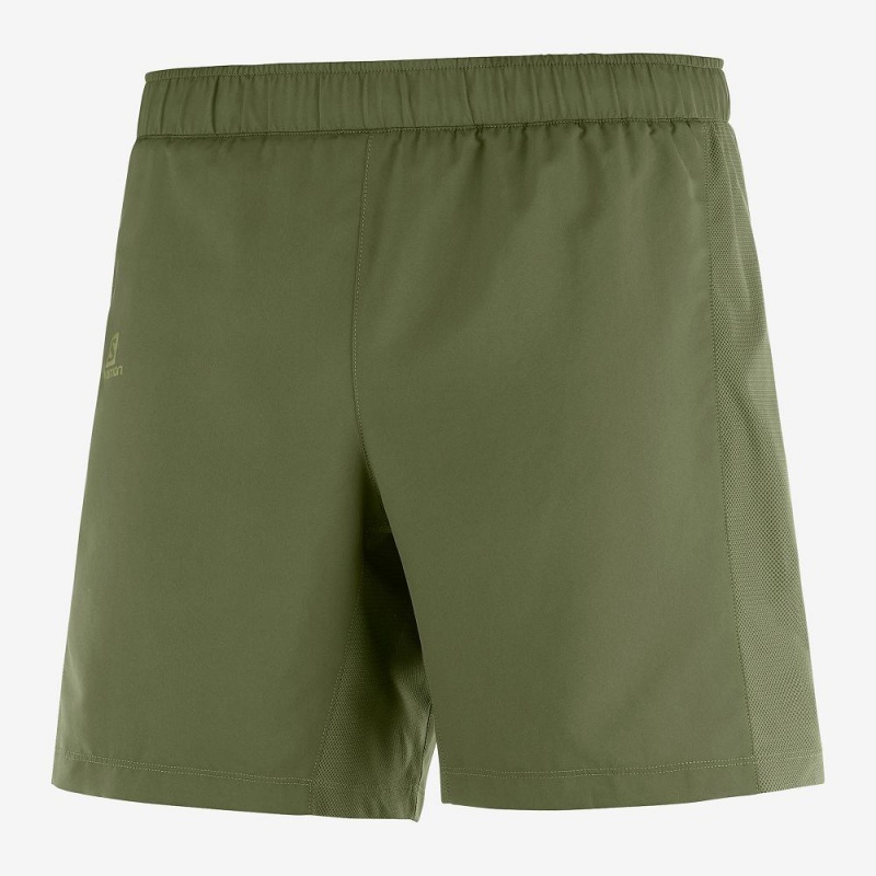 Short Salomon Agile 2In1 Homme Vert | 26197-ZGHN