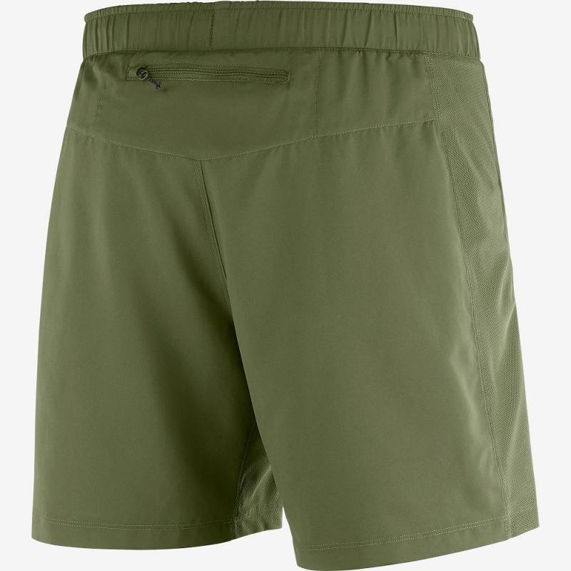 Short Salomon Agile 2In1 Homme Vert | 26197-ZGHN