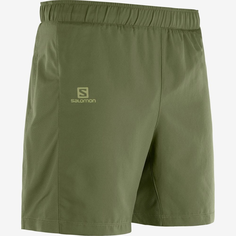 Short Salomon Agile 2In1 Homme Vert | 26197-ZGHN