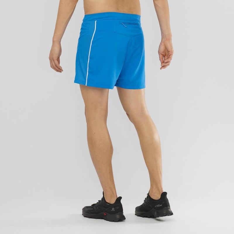 Short Salomon Agile 5 Homme Bleu | 15946-YBSE