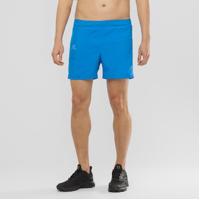 Short Salomon Agile 5 Homme Bleu | 15946-YBSE