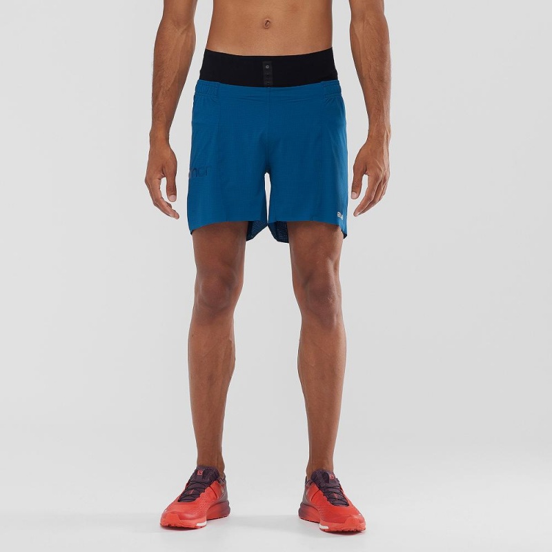 Short Salomon S Lab Outer 6 Homme Bleu | 61034-YBLQ