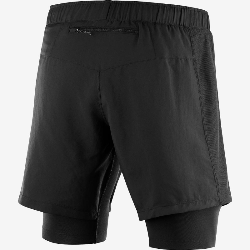 Short Salomon Xa Twinskin Homme Noir | 15487-CAQJ