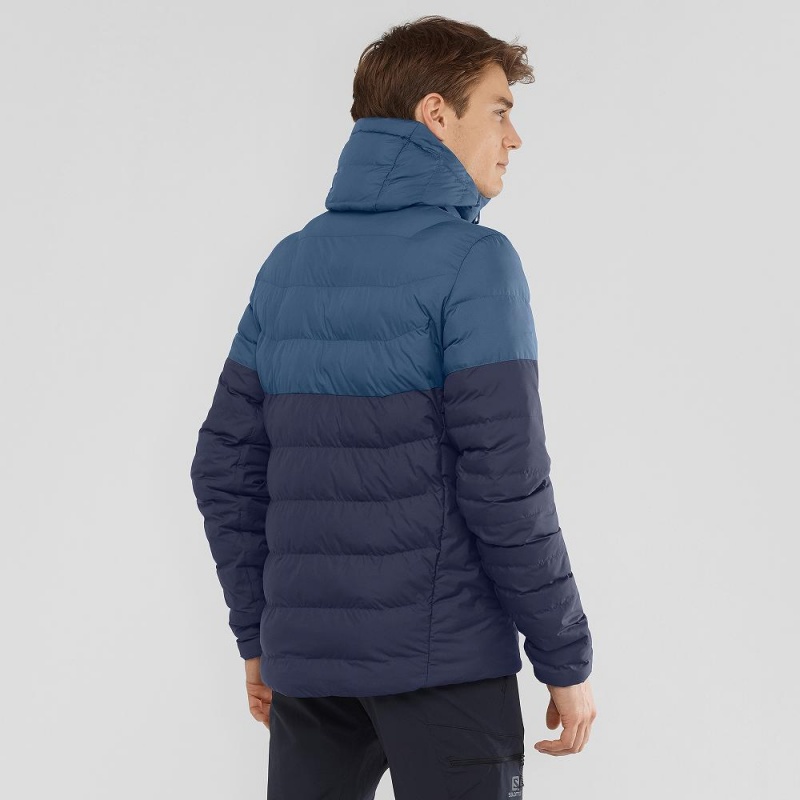 Sweat a Capuche Salomon Essential Xwarm Insulated Homme Bleu Marine | 68405-PSTZ